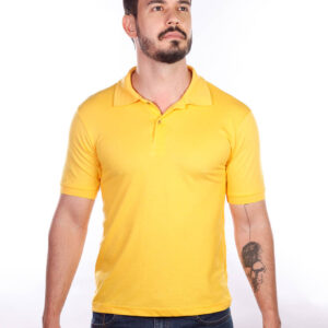 camisa-polo-para-empresa-classica-masculina-amarela-detalhe