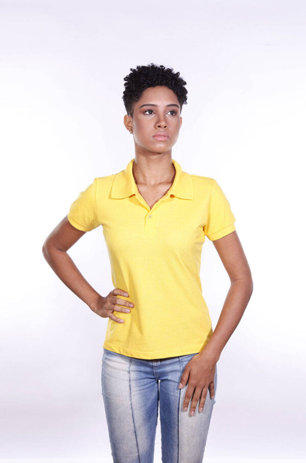 camisa-polo-para-empresa-ecoline-feminina-amarela-detalhe