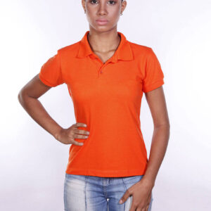 camisa-polo-para-empresa-ecoline-feminina-laranja-frente