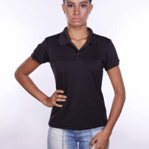 camisa-polo-para-empresa-poliester-feminina-preta-frente